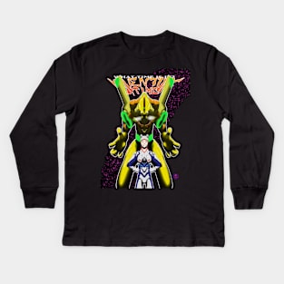 Adventure Time Evagelion Kids Long Sleeve T-Shirt